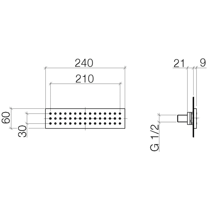 Dornbracht WaterBar UP Seitenbrause