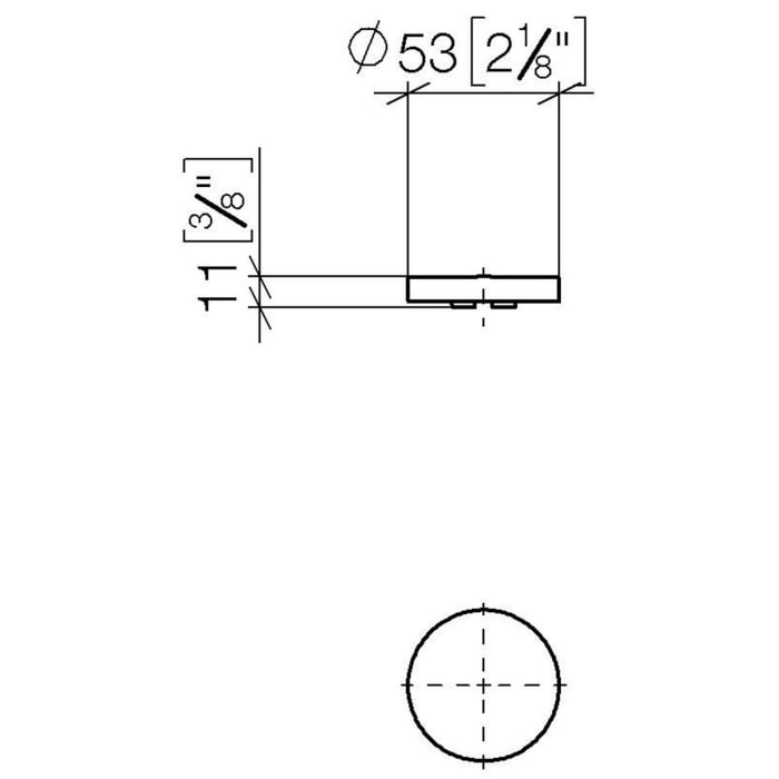 Dornbracht CYO Griffeinsatz ohne Kennzeichnung