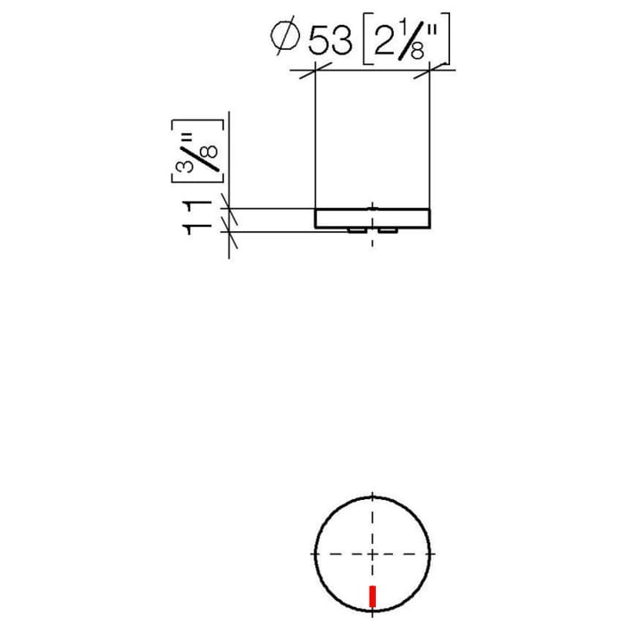 Dornbracht CYO Griffeinsatz rot