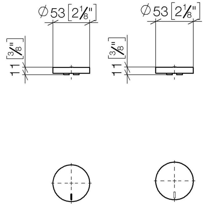 Dornbracht CYO Set Griffeinsatz warm & kalt
