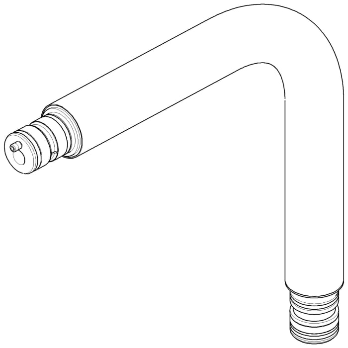Dornbracht Ersatz-Auslauf 228 x 231 x 30 mm