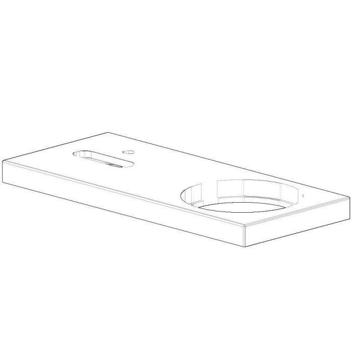 Dornbracht Rosette 12,6 x 5,55 cm