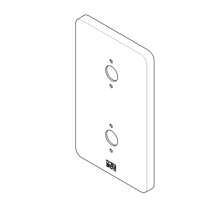 Dornbracht Ersatz-Rosette 15 x 9 cm