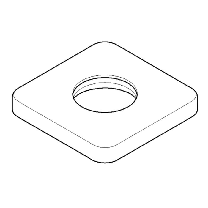 Dornbracht Ersatz-Rosette 6,3 x 6,3 cm