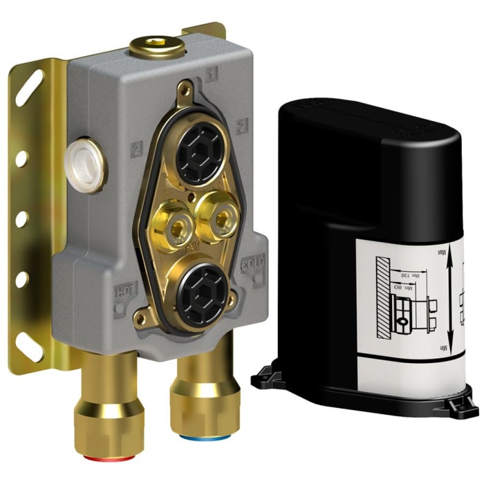 Dornbracht Grundkörper UP-Thermostat mit Vorabsperrung