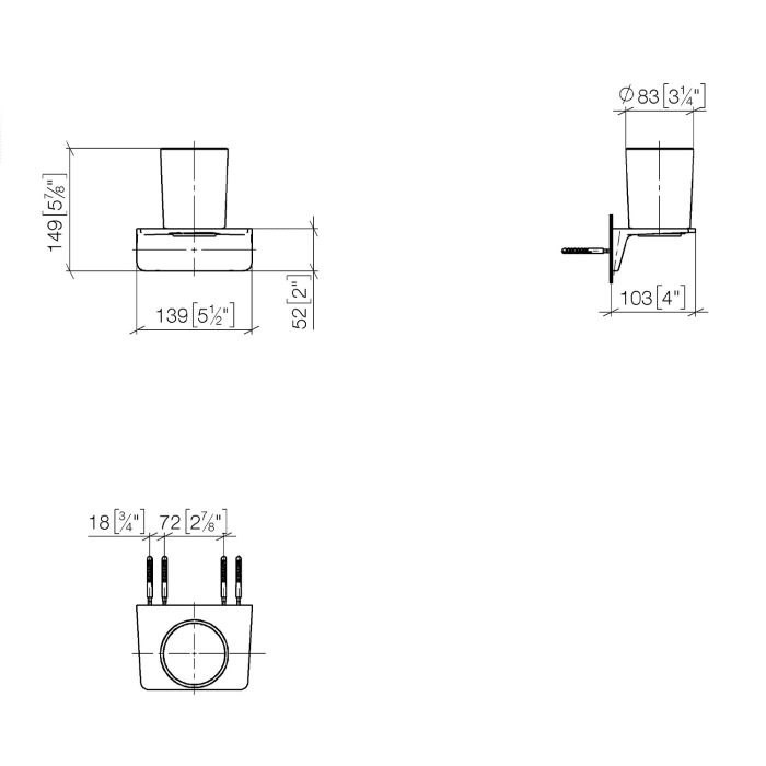 Dornbracht IMO Glashalter