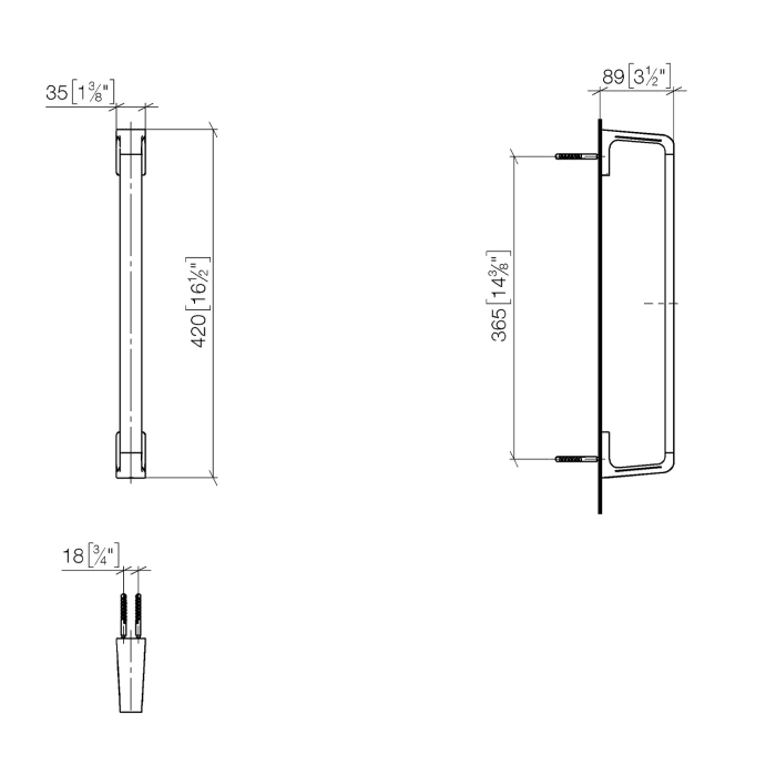 Dornbracht IMO Handtuchhalter 40 cm