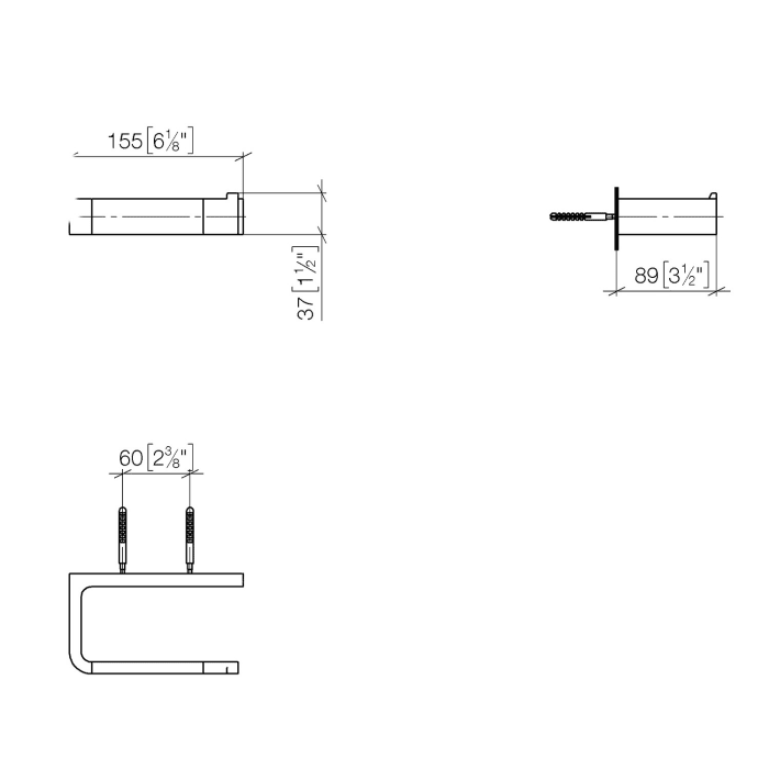 Dornbracht IMO Papierrollenhalter