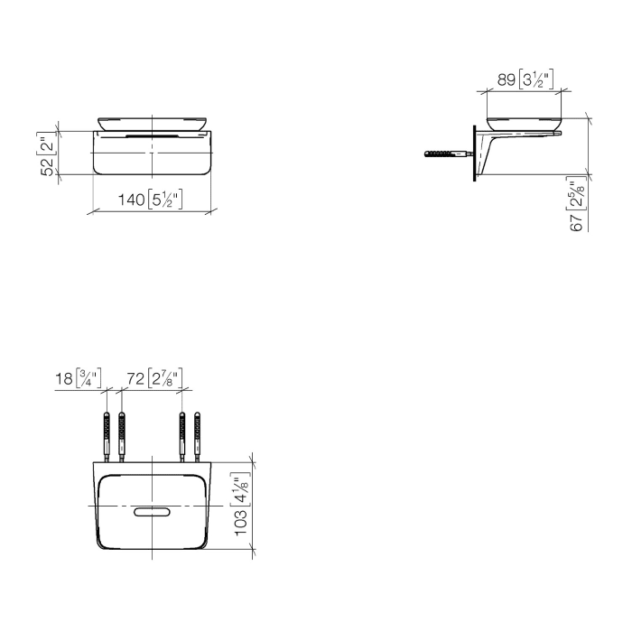 Dornbracht IMO Seifenhalter