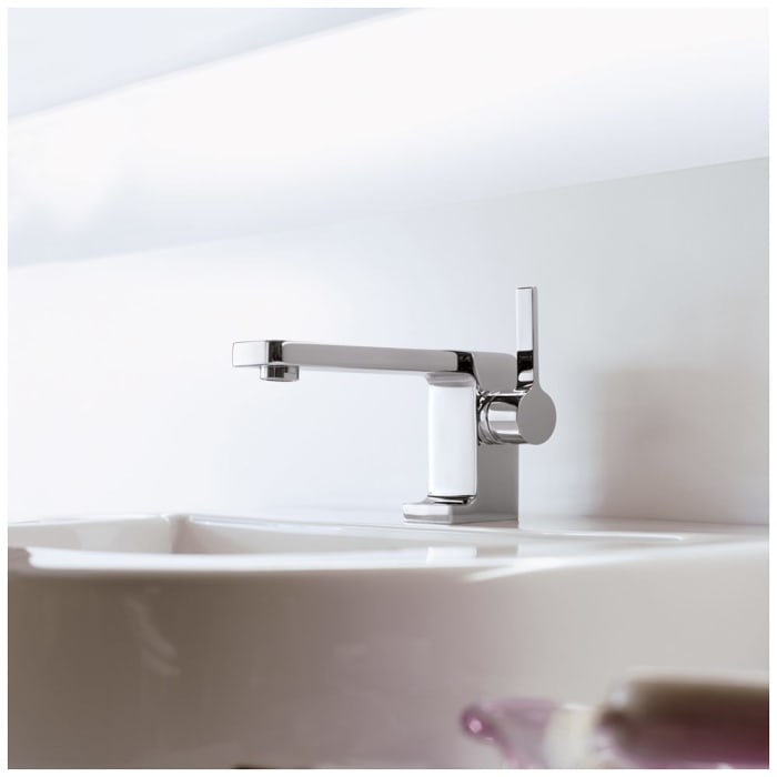 Dornbracht LULU Waschtisch-Einhandbatterie Ausladung 15,5 cm mit Ablaufgarnitur