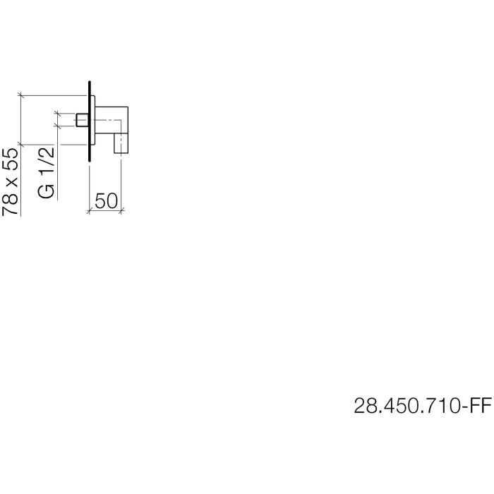 Dornbracht LULU Wandanschlussbogen