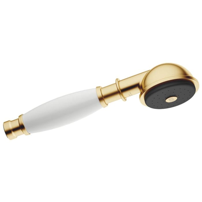 Dornbracht Madison Metallhandbrause mit Porzellangriff, wassersparend