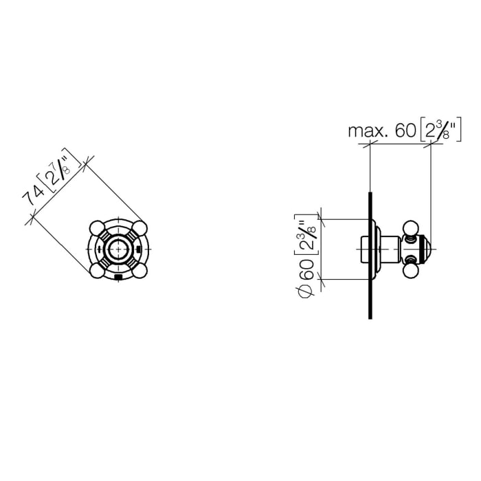 Dornbracht Madison UP-Zweiwege-Umstellung