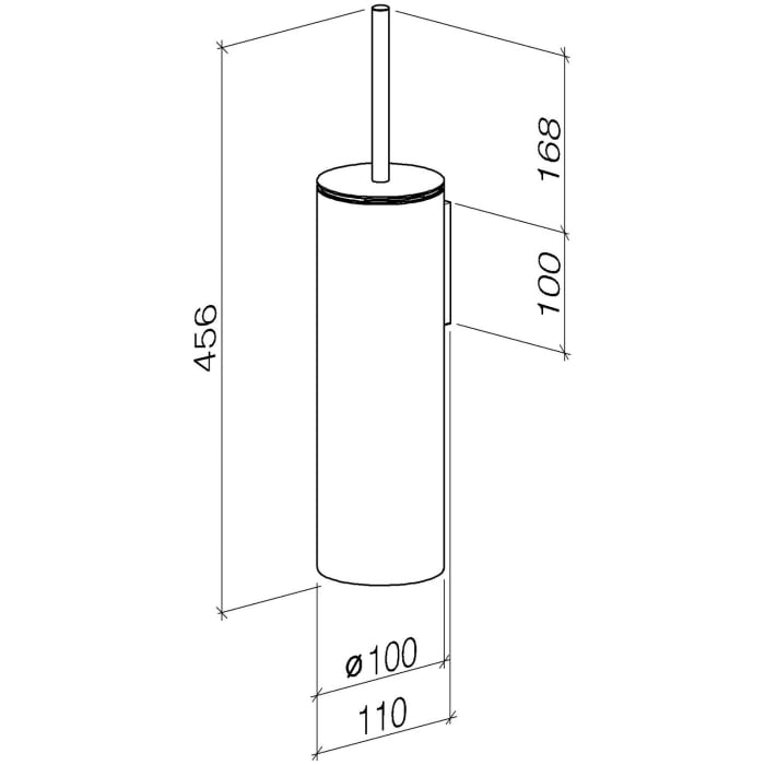 Dornbracht Toiletten-Bürstengarnitur komplett