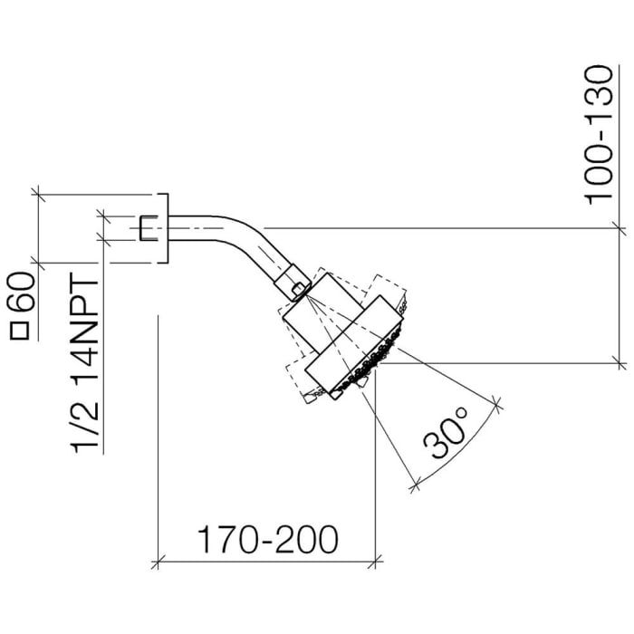 Dornbracht Symetrics Kopfbrause