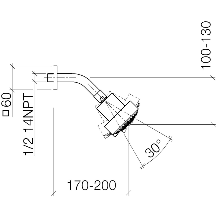 Dornbracht Symetrics Kopfbrause