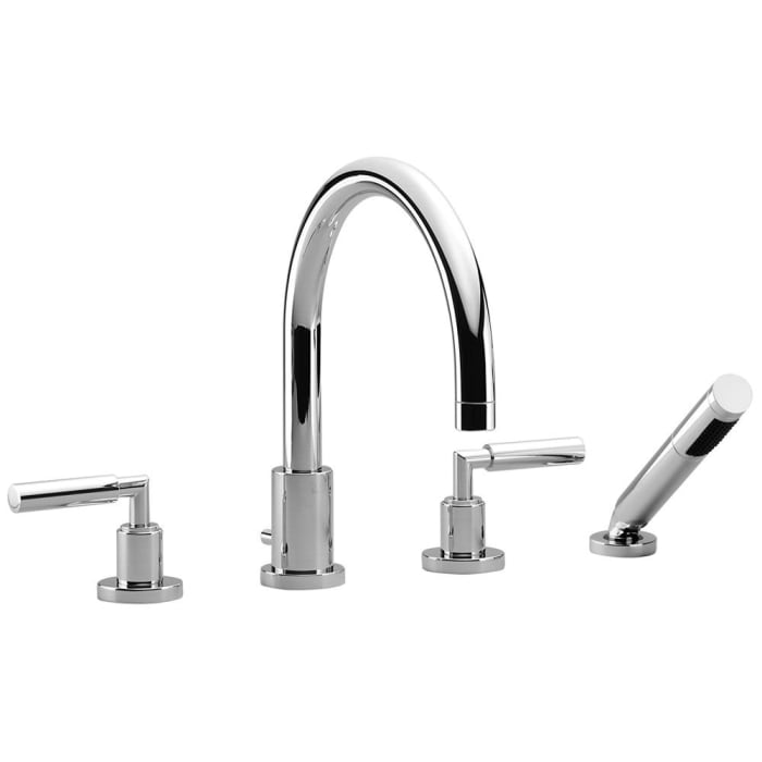 Dornbracht TARA Wannen-Vierlochbatterie für Wannenrand-/ Fliesenrandmontage