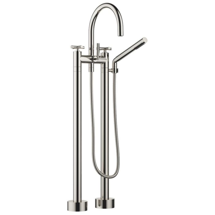 Dornbracht TARA Wannen-Zweilochbatterie mit Standrohren