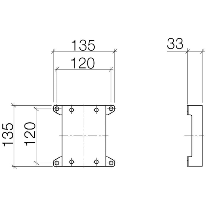 Dornbracht WaterPoints Adapterplatte