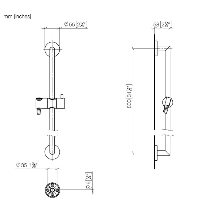 Dornbracht Duschgarnitur rund