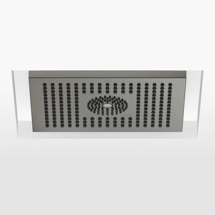 Dornbracht Regenbrause für Deckeneinbau mit LED Licht, 30 x 24 cm