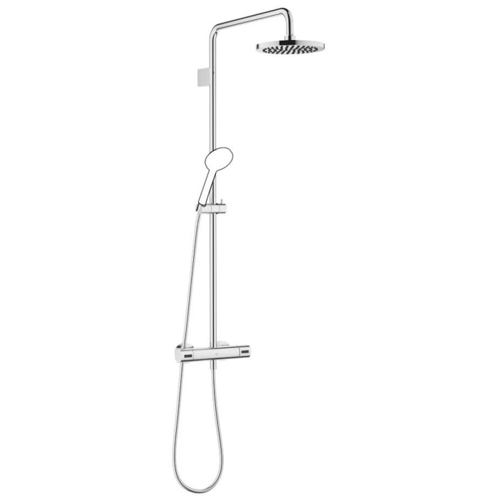 Dornbracht Shower Pipe mit Brause-Thermostat, rund