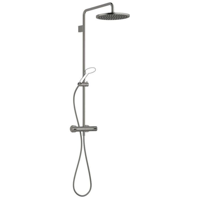 Dornbracht Shower Pipe mit Brause-Thermostat, rund