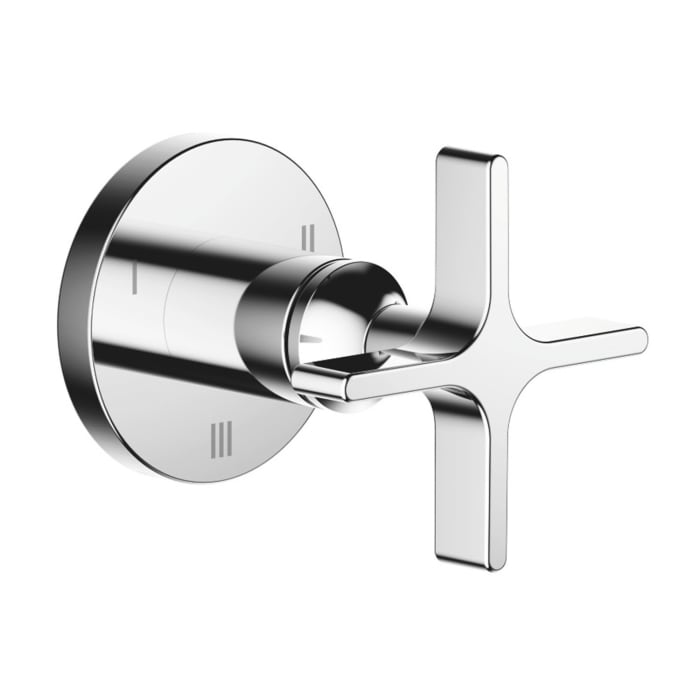 Dornbracht VAIA UP-Dreiwege-Umstellung mit Kreuzgriff