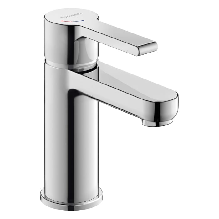 Duravit B.2 Einhebel-Waschtischmischer S FreshStart und MinusFlow, ohne Zugstangen-Ablaufgarnitur