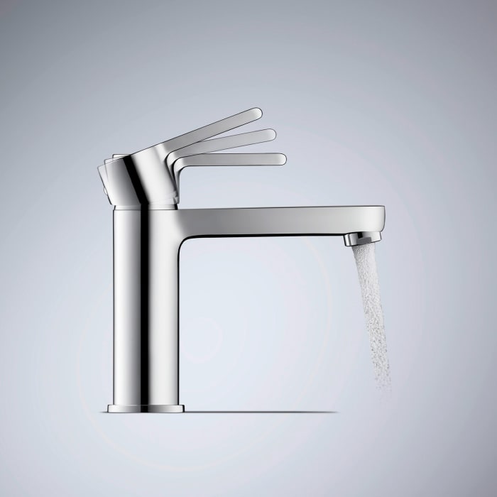 Duravit B.2 Einhebel-Waschtischmischer S FreshStart und MinusFlow, ohne Zugstangen-Ablaufgarnitur