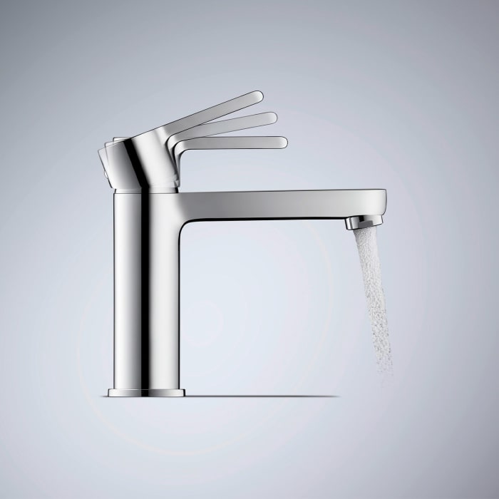 Duravit B.2 Einhebel-Waschtischmischer M FreshStart und MinusFlow, ohne Zugstangen-Ablaufgarnitur