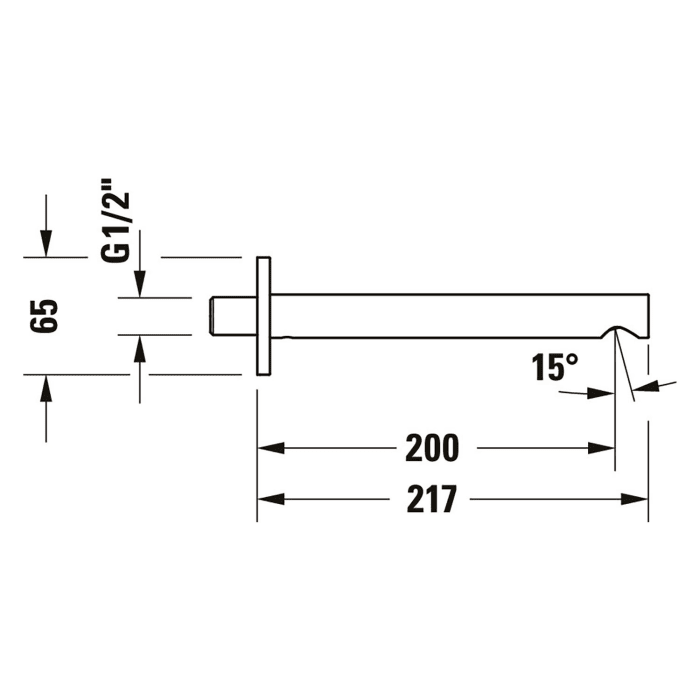 Duravit Circle Wanneneinlauf