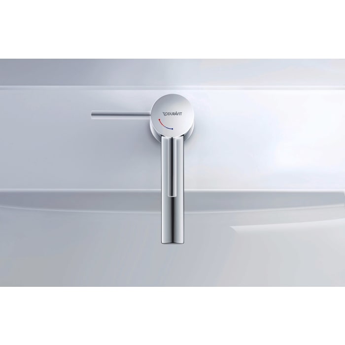 Duravit Circle Einhebel-Waschtischmischer M ohne Zugstangen-Ablaufgarnitur