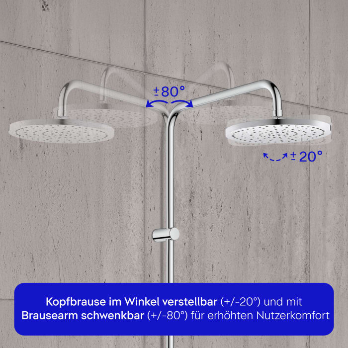 Duravit Shower System Reno MinusFlow