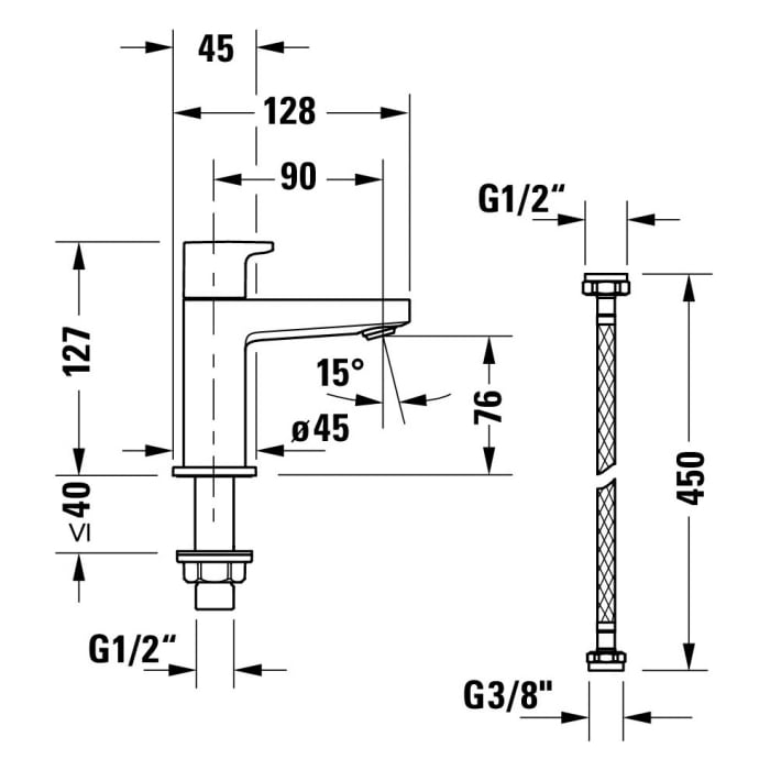 Duravit Manhattan Standventil