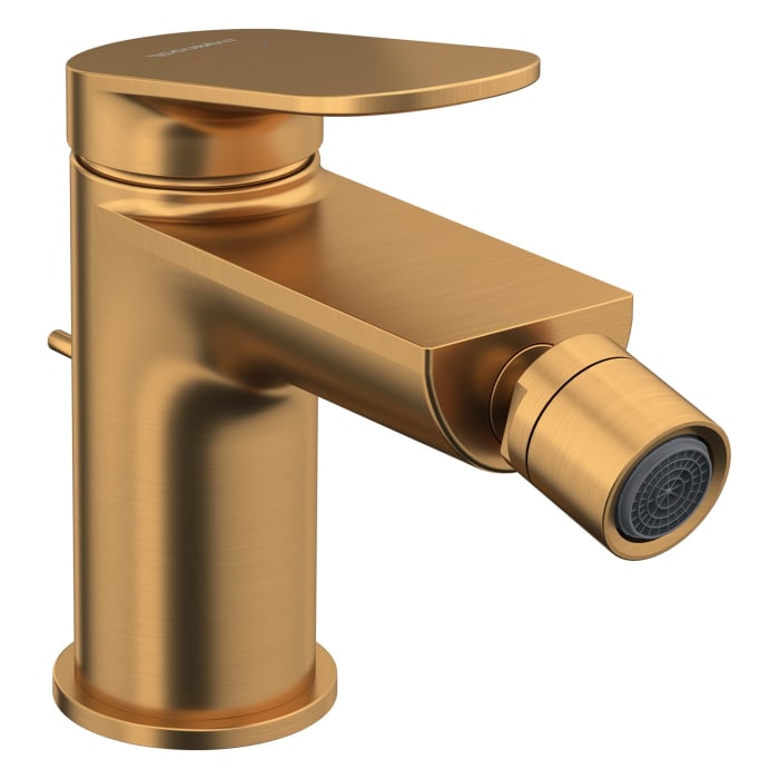 Duravit Wave Einhebel-Bidetarmatur mit Zugstangen-Ablaufgarnitur