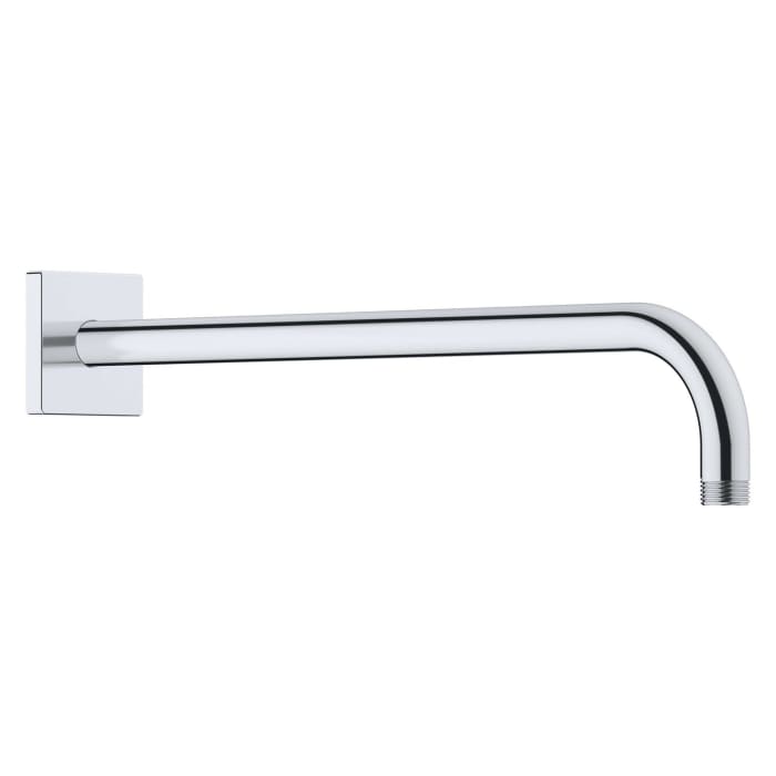 Duravit Brausearm gebogen 41 cm, mit eckiger Rosette