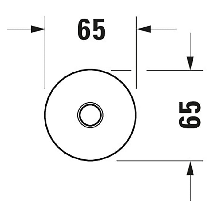 Duravit Brausearm mit Deckenanschluss 30 cm