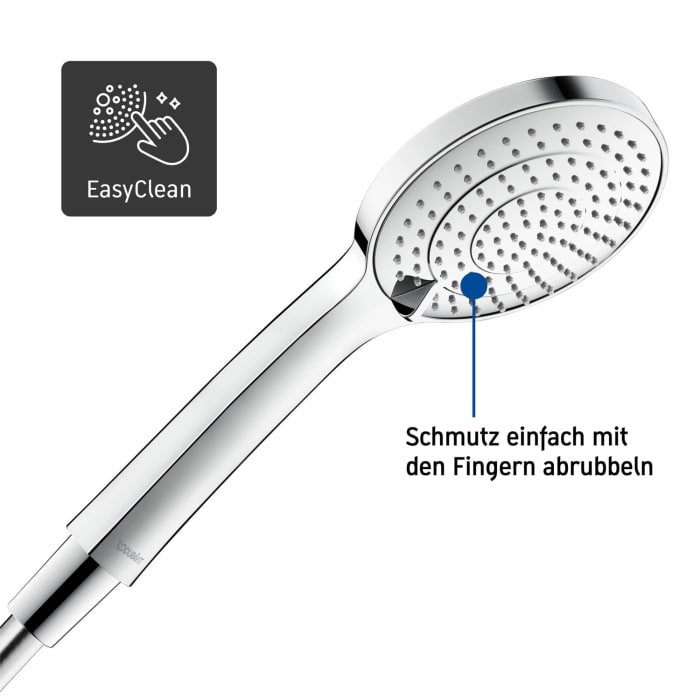 Duravit Brausehalterset mit Handbrause 3jet 11 cm MinusFlow