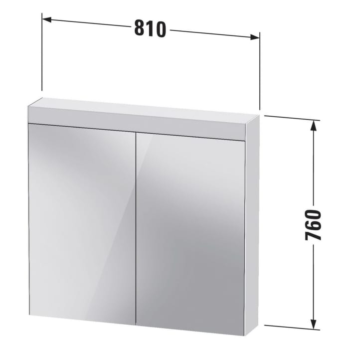 Duravit Licht & Spiegel Spiegelschrank 