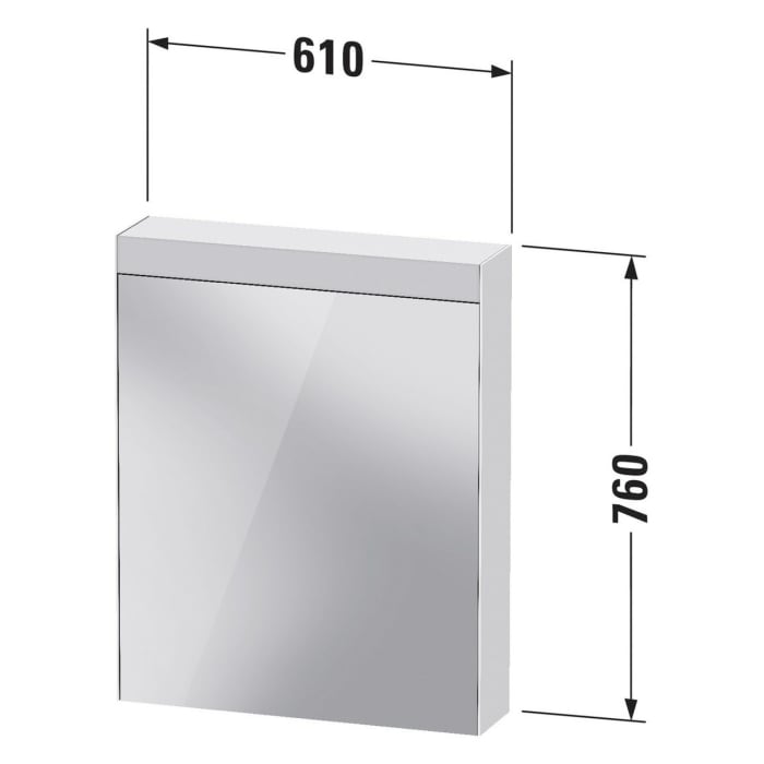 Duravit Licht & Spiegel Spiegelschrank 