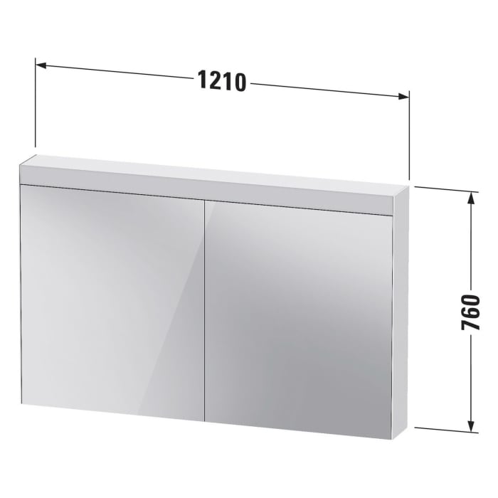 Duravit Licht & Spiegel Spiegelschrank 