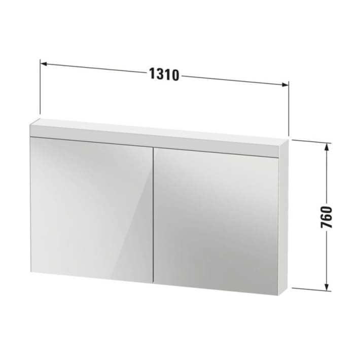 Duravit Licht & Spiegel Spiegelschrank 