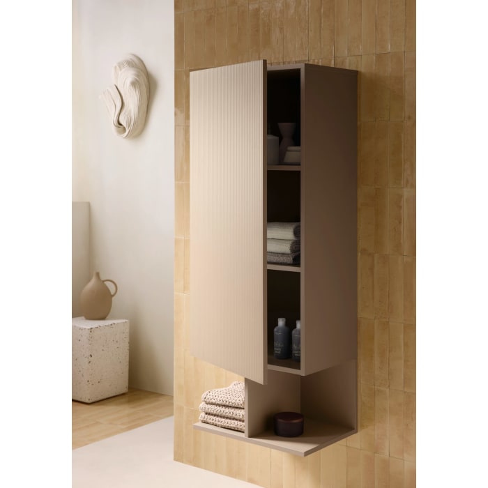Duravit Balcoon Halbhochschrank 50 x 132 cm, Türanschlag links