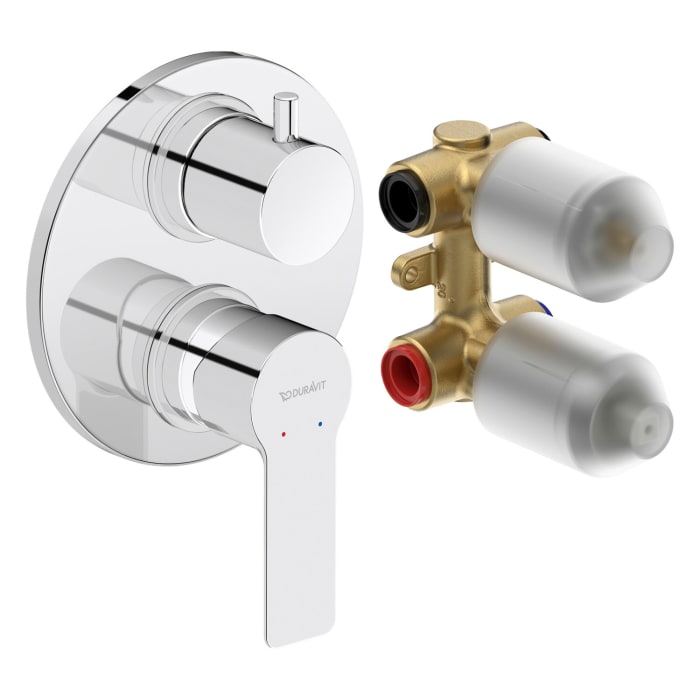 Duravit D-Code Einhebel-Wannenmischer Unterputz