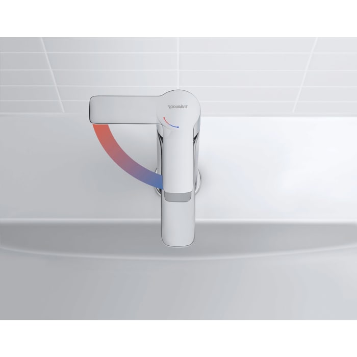 Duravit D-Code Einhebel-Waschtischmischer FreshStart und MinusFlow