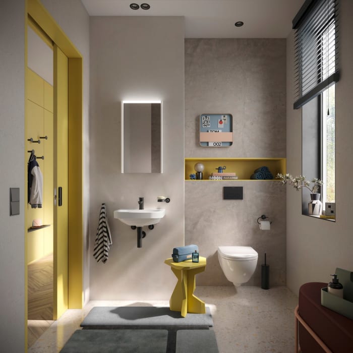 Duravit D-Code Einhebel-Waschtischmischer FreshStart und MinusFlow