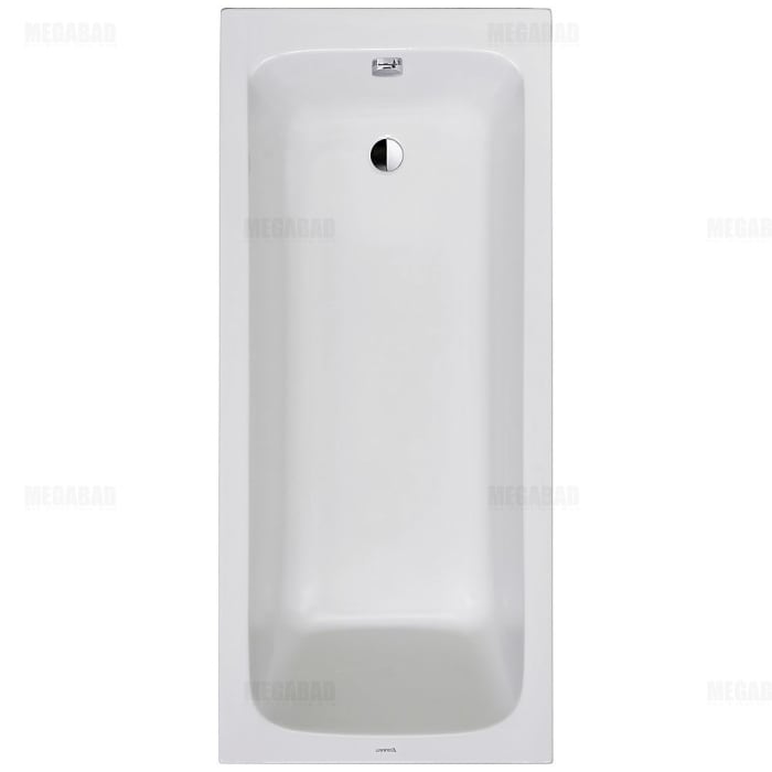 Duravit D-Code Rechteck-Badewanne 170 x 75 cm mit Wannengriffen