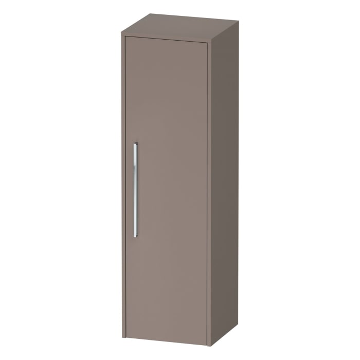 Duravit D-Code Halbhochschrank 40 x 132 cm, Türanschlag rechts, Griff chrom