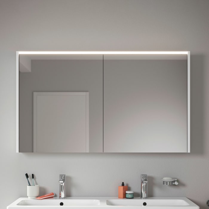 Duravit D-Code LED-Spiegelschrank 120 x 70 cm